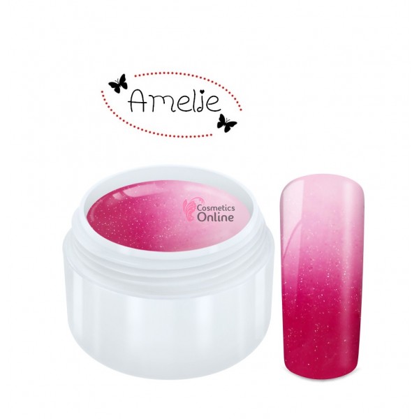 Gel UV Amelie cameleon magenta-alb metalic 5ml